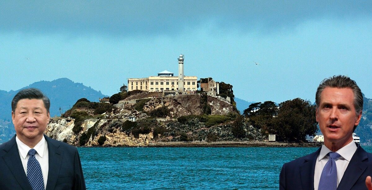 REPORT: Gavin Newsom Ordered San Francisco's Homeless Moved to Alcatraz Ahead of Xi's Visit