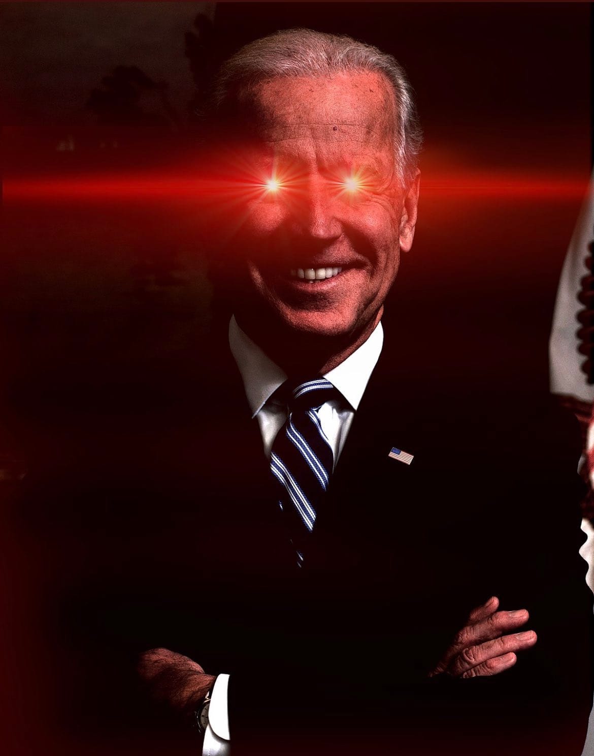 Joe Biden Becomes Laser Eyed Podcaster, Joins #FixTheFilters Movement